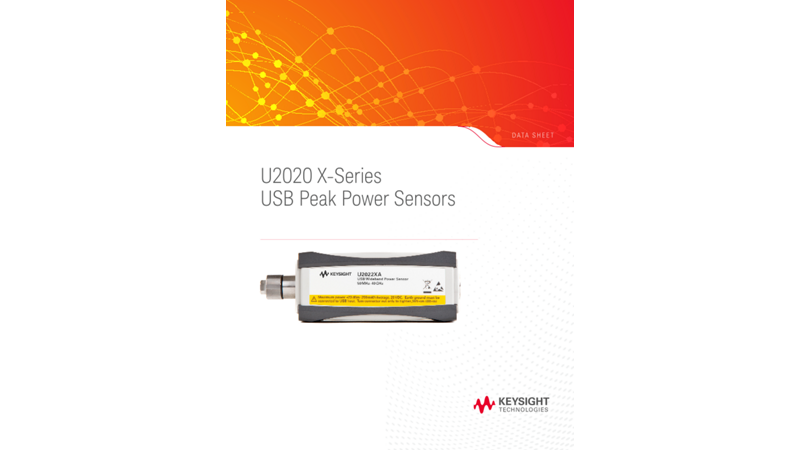 U2020 X-Series USB Peak Power Sensors